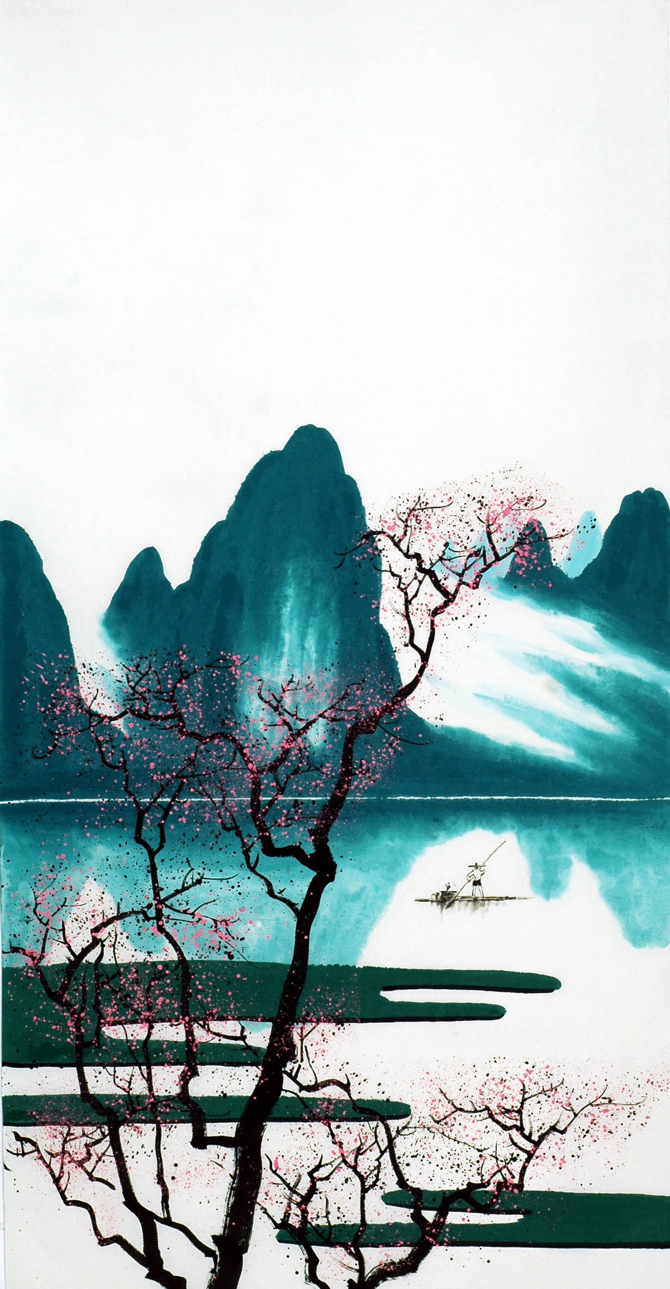 Chinese Landscape Painting - CNAG010718