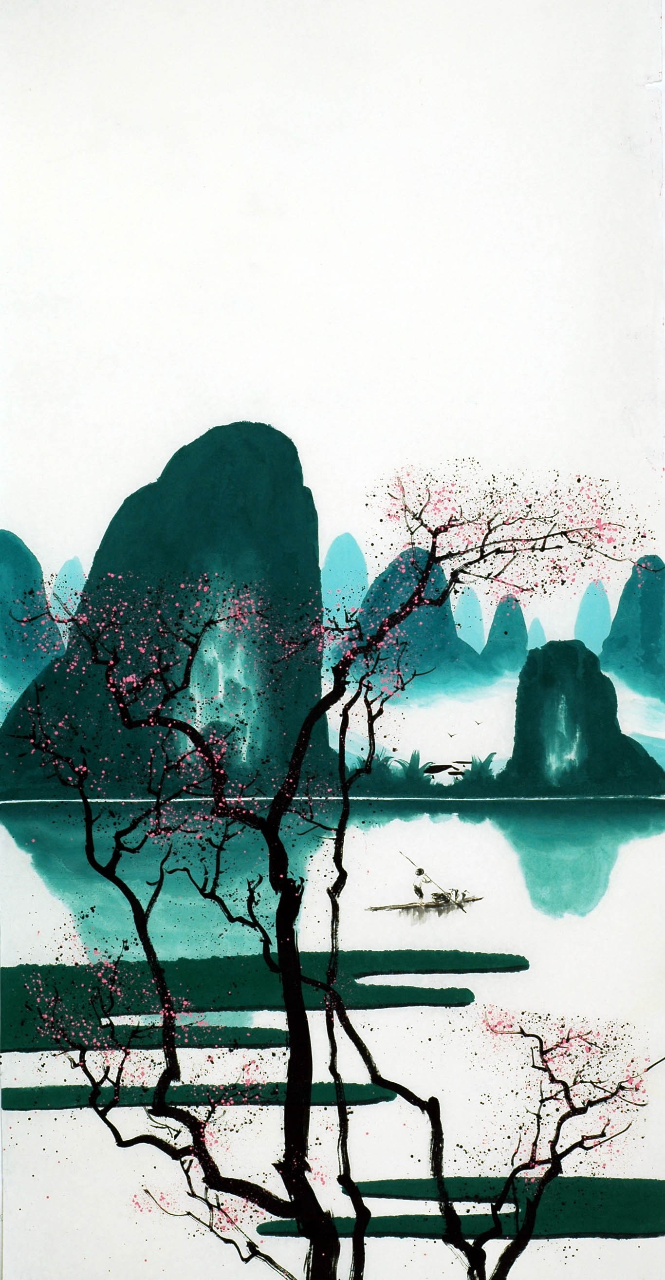 Chinese Landscape Painting - CNAG010719