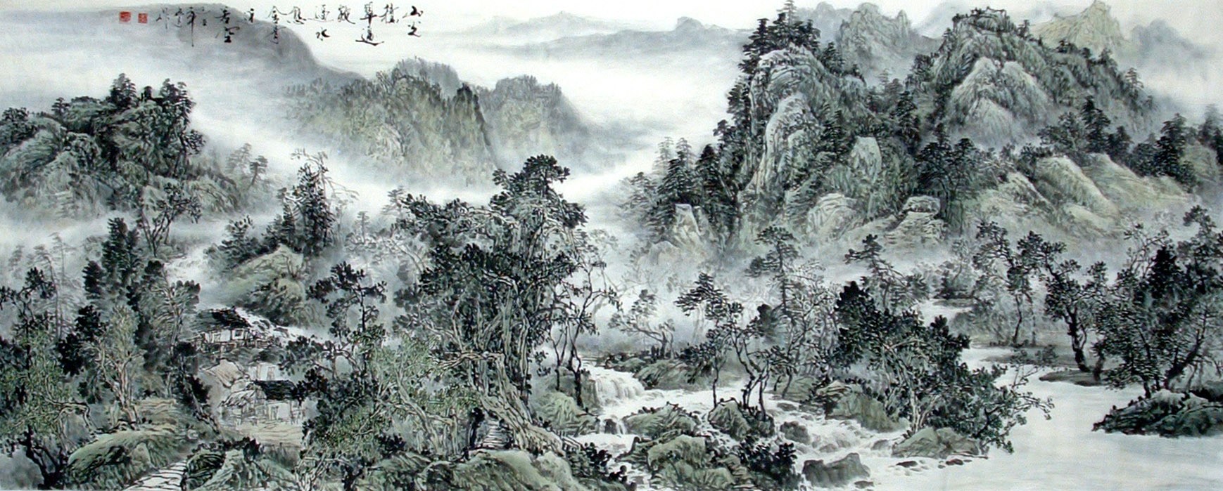 Chinese Landscape Painting - CNAG010766