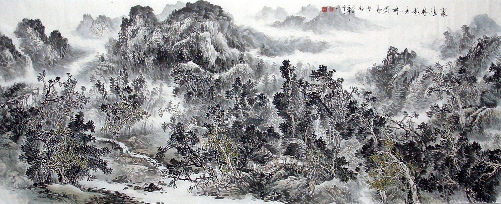 Chinese Landscape Painting - CNAG010769