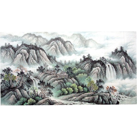 Chinese Landscape Painting - CNAG010775