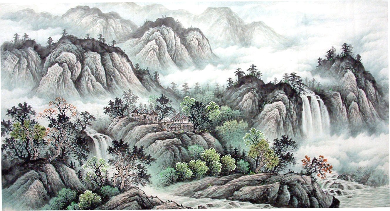Chinese Landscape Painting - CNAG010775
