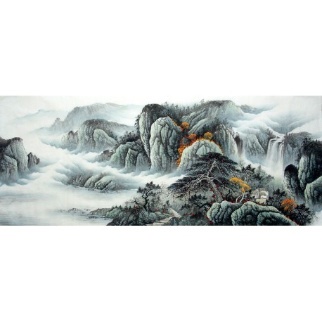 Chinese Landscape Painting - CNAG010776