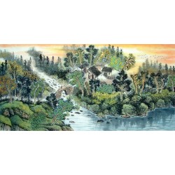 Chinese Landscape Painting - CNAG010777