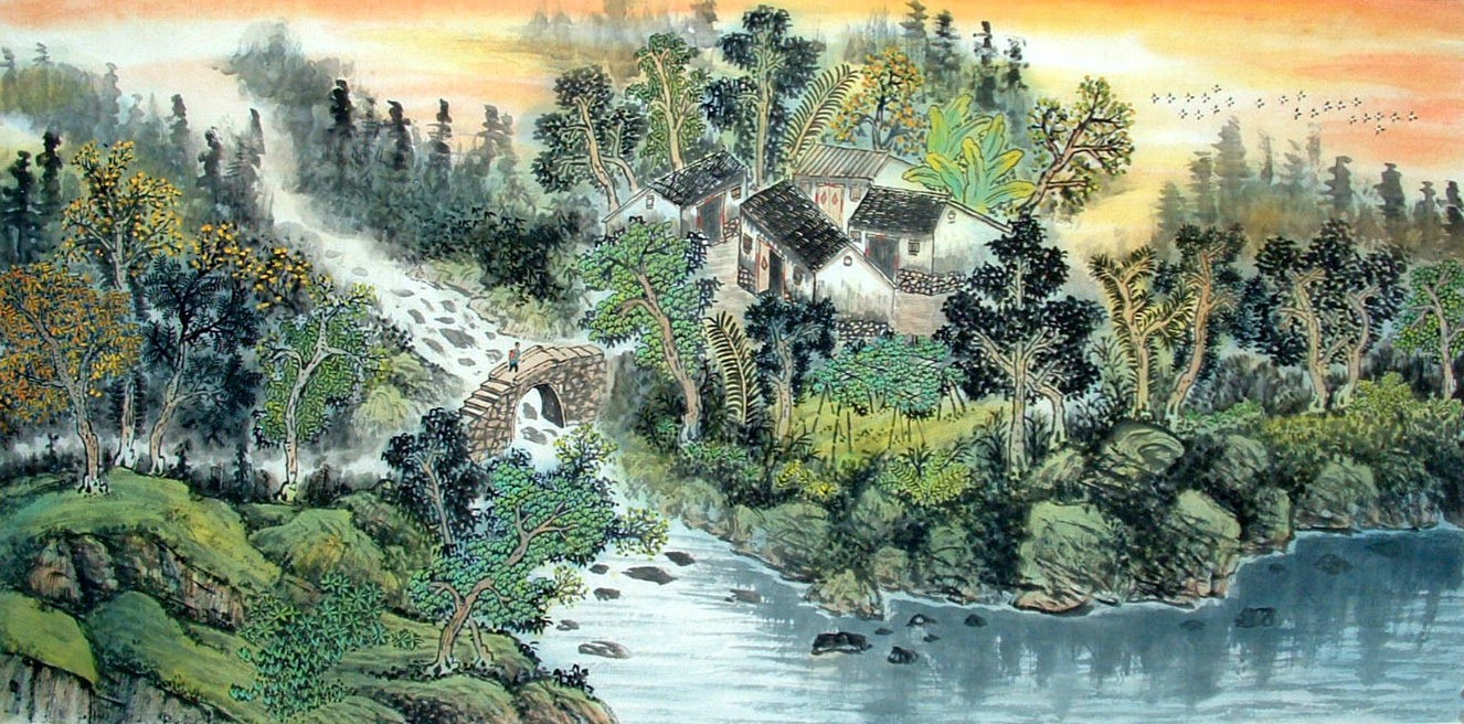 Chinese Landscape Painting - CNAG010777