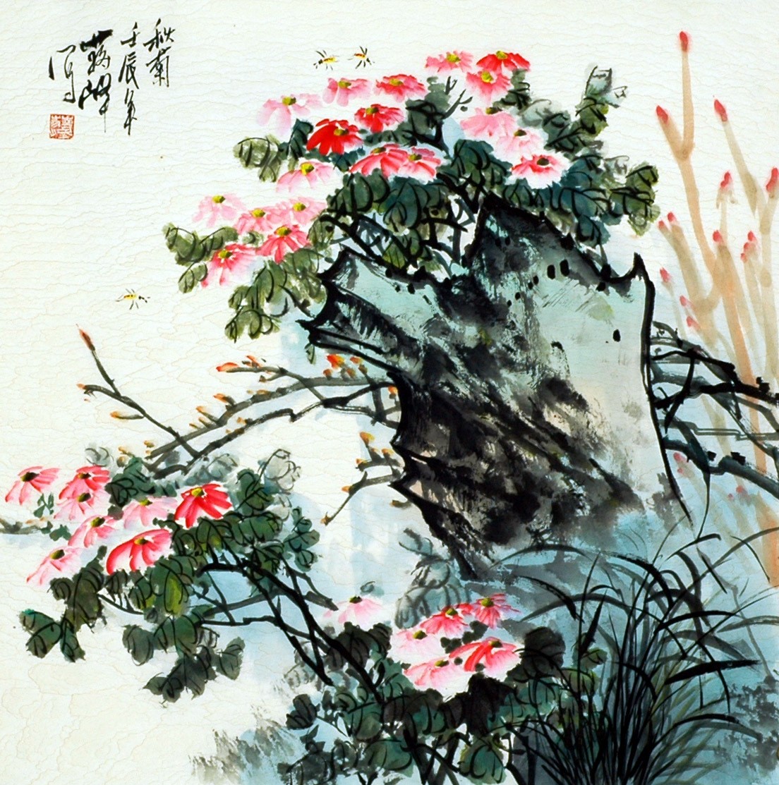 Chinese Flowers&Trees Painting - CNAG010778
