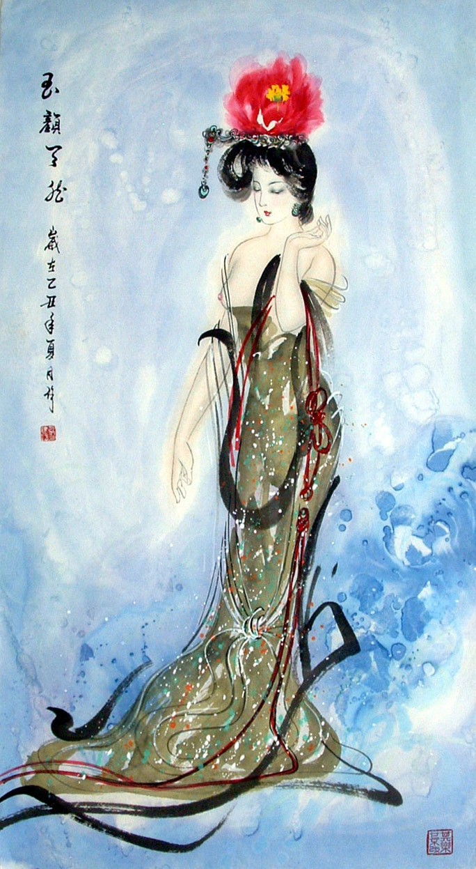 Chinese Figure Painting - CNAG010781