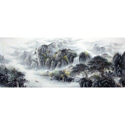 Chinese Landscape Painting - CNAG010785