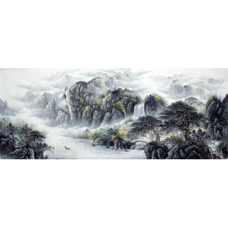 Chinese Landscape Painting - CNAG010785