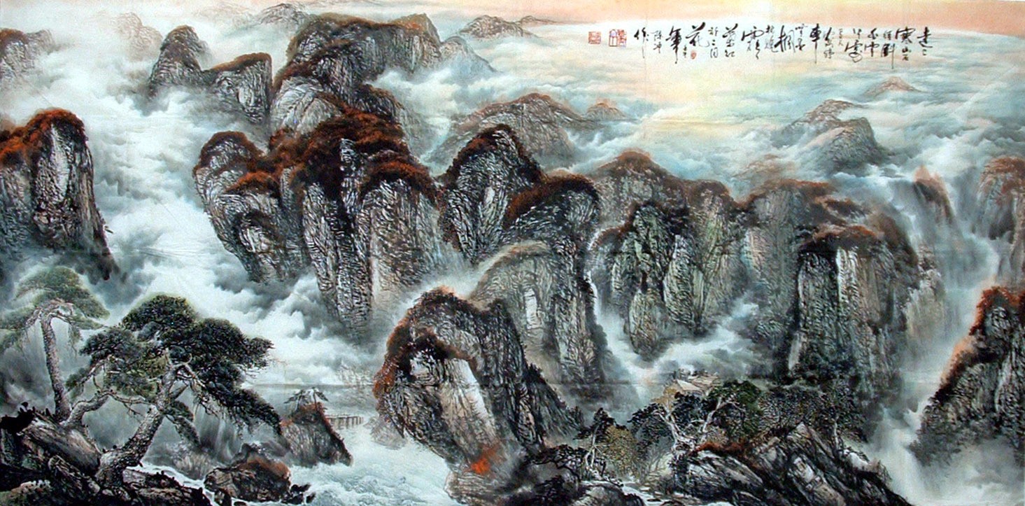 Chinese Landscape Painting - CNAG010786