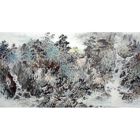 Chinese Landscape Painting - CNAG010787