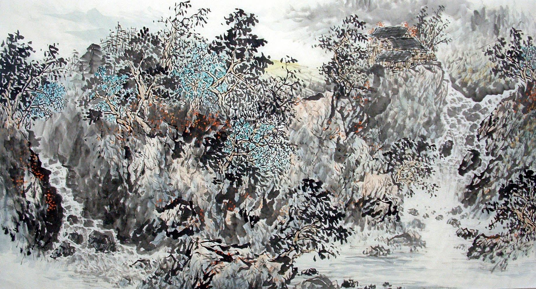 Chinese Landscape Painting - CNAG010787