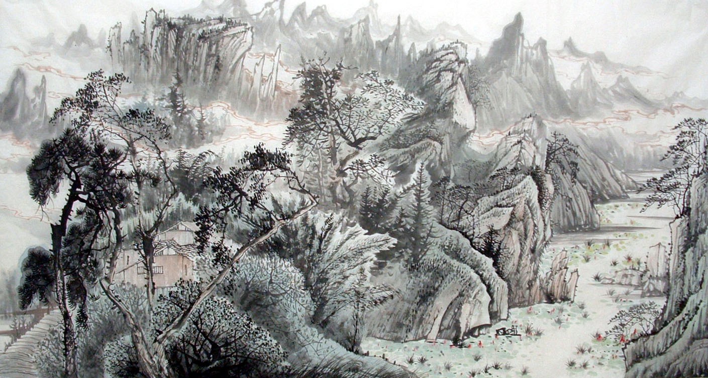 Chinese Landscape Painting - CNAG010788