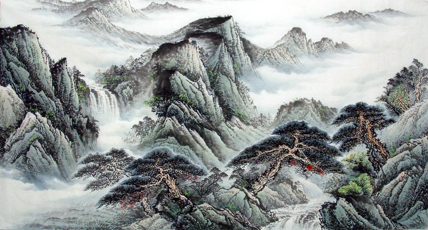 Chinese Landscape Painting - CNAG010790