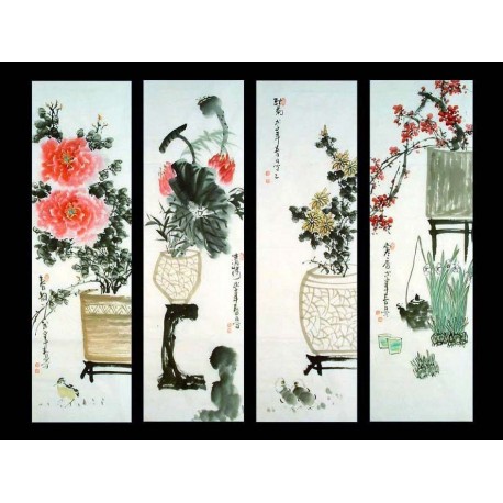 Chinese Bamboo Painting - CNAG010792