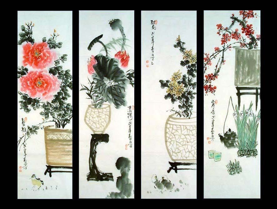 Chinese Bamboo Painting - CNAG010792