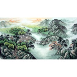 Chinese Landscape Painting - CNAG010794