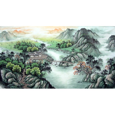 Chinese Landscape Painting - CNAG010794