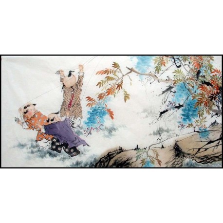 Chinese Figure Painting - CNAG010795
