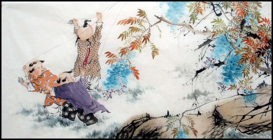 Chinese Figure Painting - CNAG010795