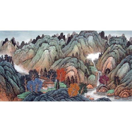 Chinese Landscape Painting - CNAG010796
