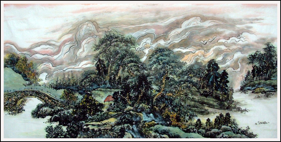 Chinese Landscape Painting - CNAG010797