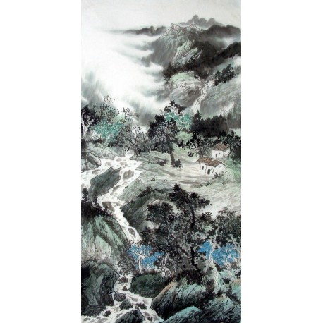 Chinese Landscape Painting - CNAG010798