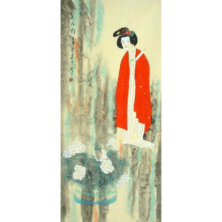 Chinese Figure Painting - CNAG010805