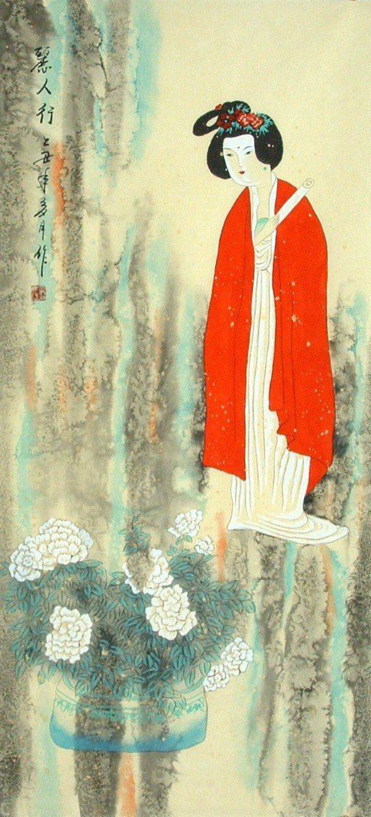 Chinese Figure Painting - CNAG010805
