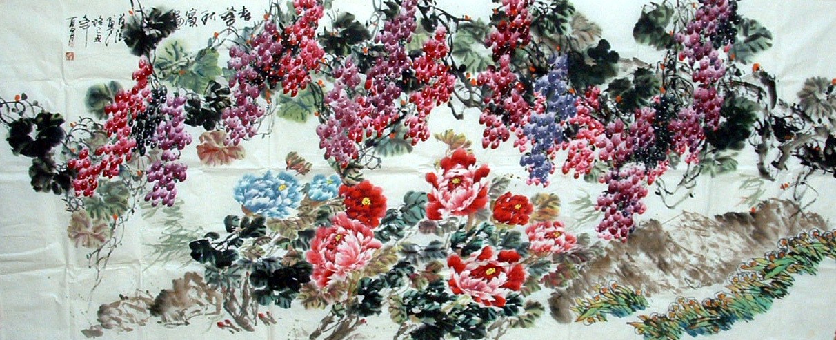 Chinese Flowers&Trees Painting - CNAG010807
