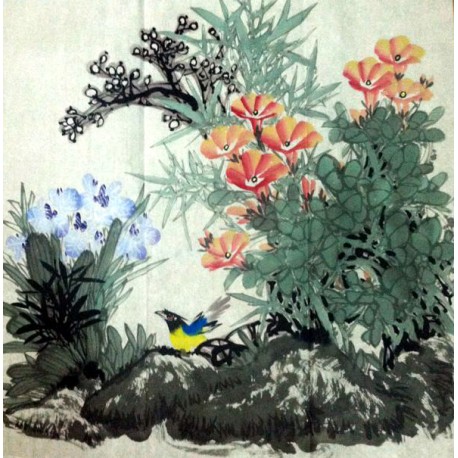 Chinese Flowers&Trees Painting - CNAG010808