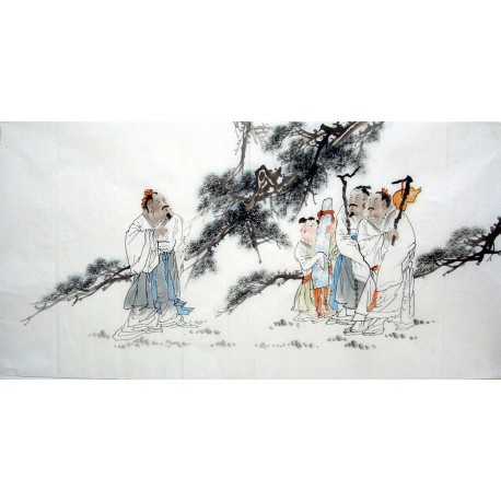 Chinese Figure Painting - CNAG010811