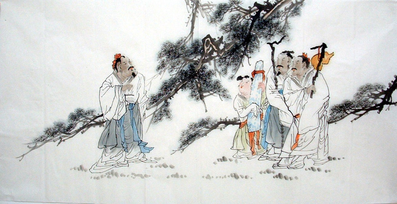 Chinese Figure Painting - CNAG010811