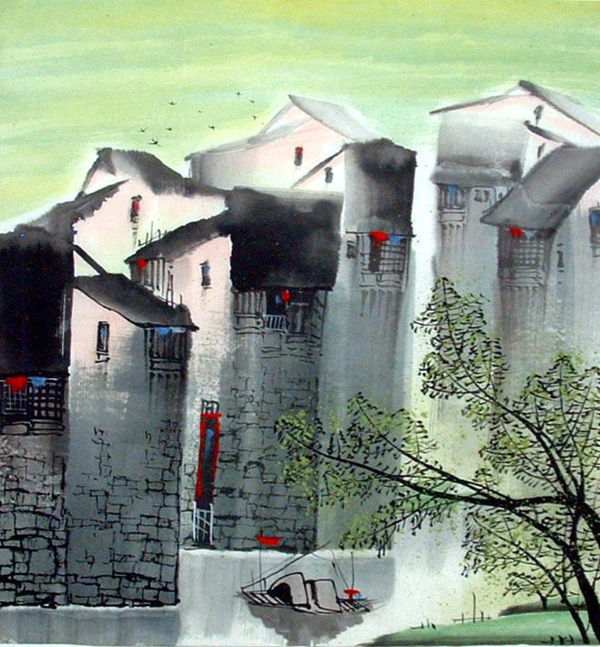Chinese Jiangnan Painting - CNAG010815