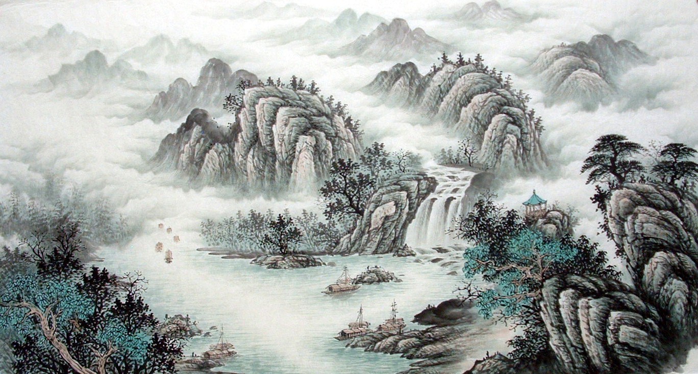 Chinese Landscape Painting - CNAG010817