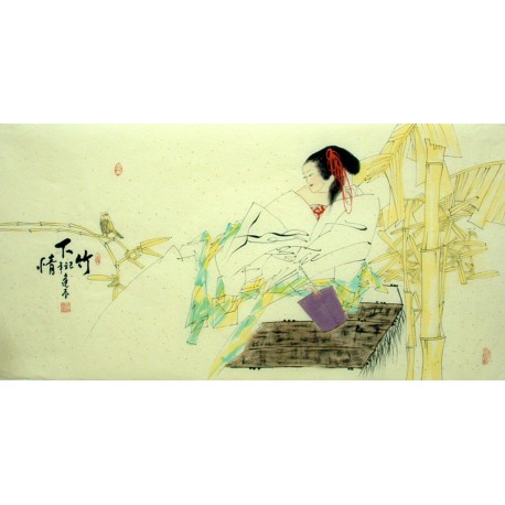 Chinese Figure Painting - CNAG010823