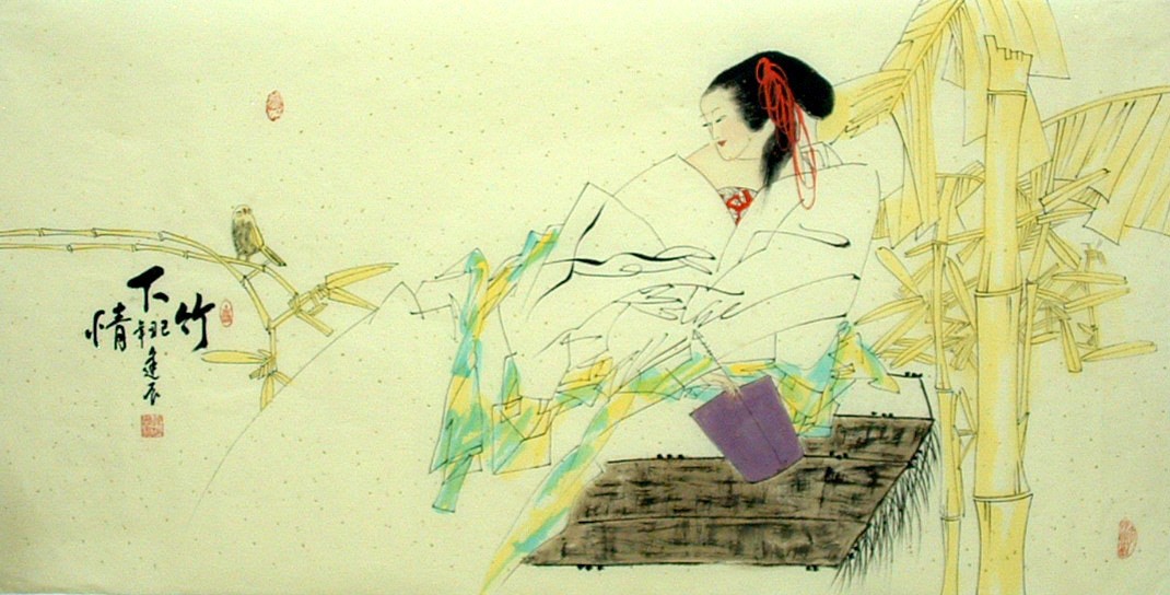 Chinese Figure Painting - CNAG010823