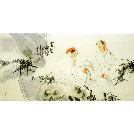 Chinese Figure Painting - CNAG010824