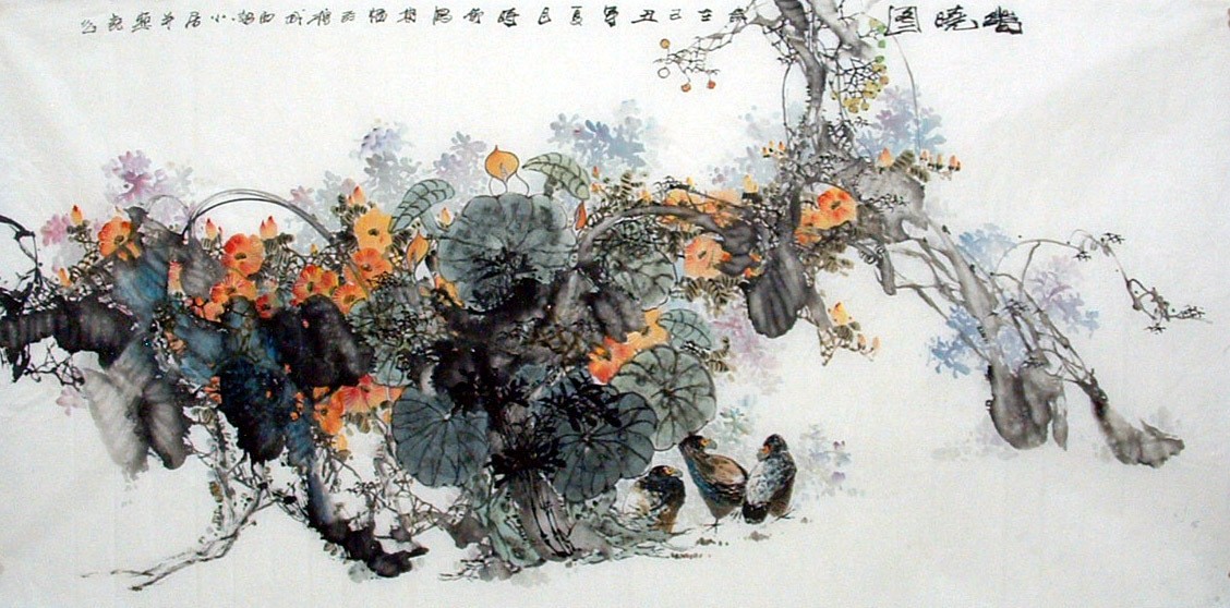 Chinese Flowers&Trees Painting - CNAG010827