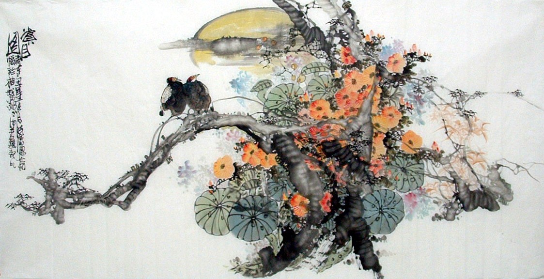 Chinese Flowers&Trees Painting - CNAG010829