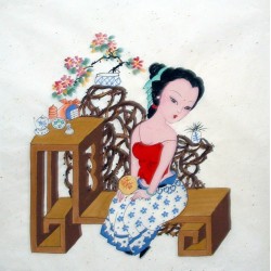 Chinese Figure Painting - CNAG010835