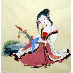 Chinese Figure Painting - CNAG010836