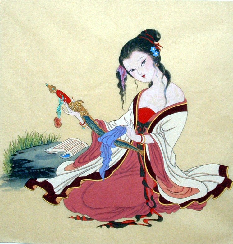 Chinese Figure Painting - CNAG010836