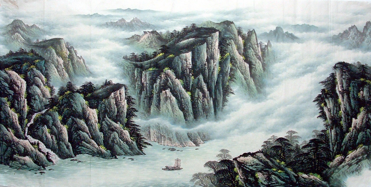 Chinese Landscape Painting - CNAG010840