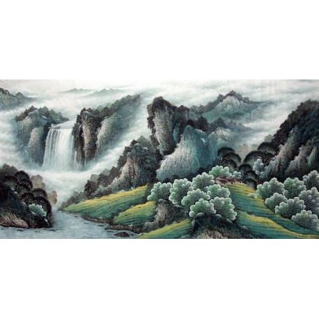 Chinese Landscape Painting - CNAG010841
