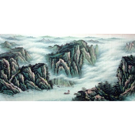 Chinese Landscape Painting - CNAG010844