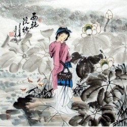Chinese Figure Painting - CNAG010846