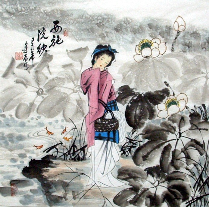 Chinese Figure Painting - CNAG010846