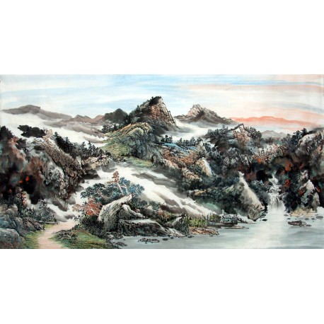 Chinese Landscape Painting - CNAG010852