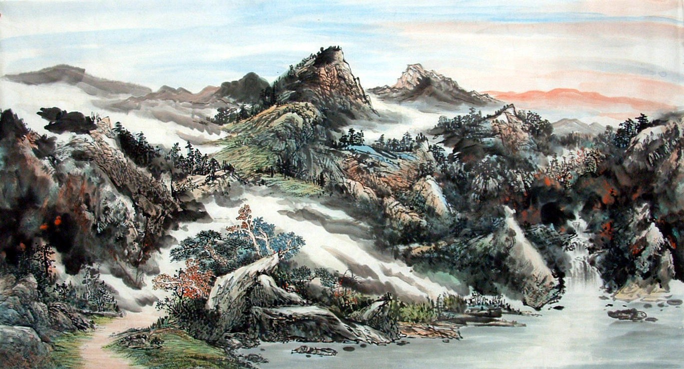 Chinese Landscape Painting - CNAG010852